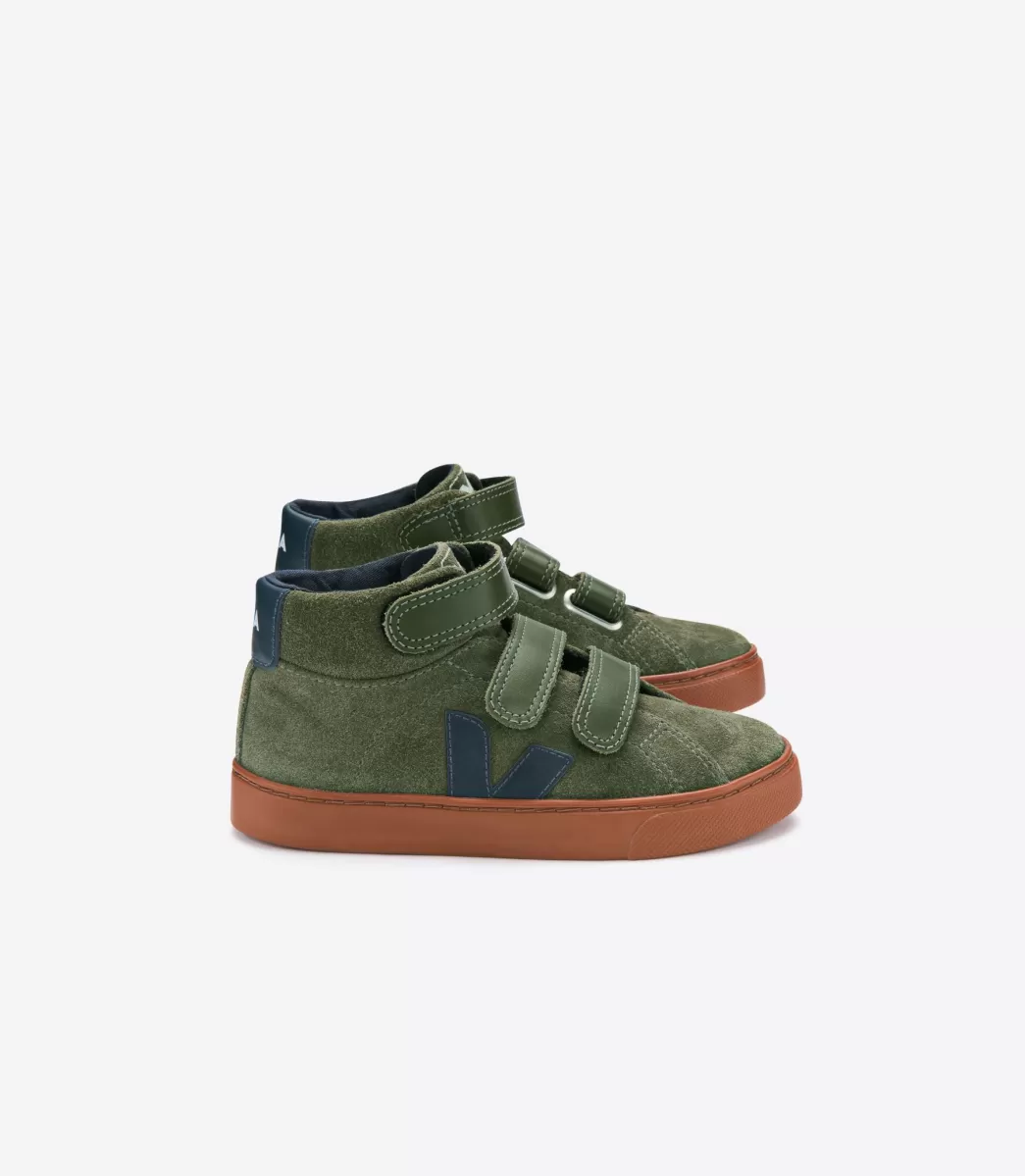 ESPLAR MID SCRATCHS SUEDE OLIVE RUST SOLE>VEJA Outlet