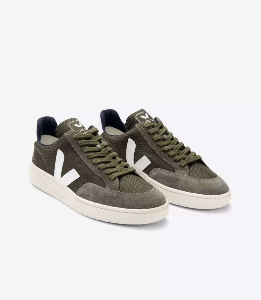 V-12 B-MESH OLIVE WHITE>VEJA Flash Sale