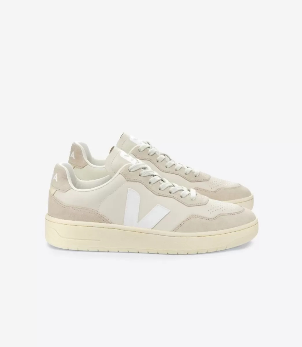 V-90 LEATHER PIERRE WHITE>VEJA Best Sale