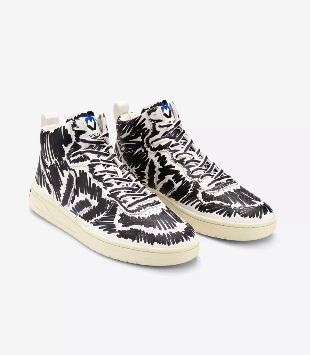 V-15 LEATHER X MARNI FULL BLACK>VEJA Cheap