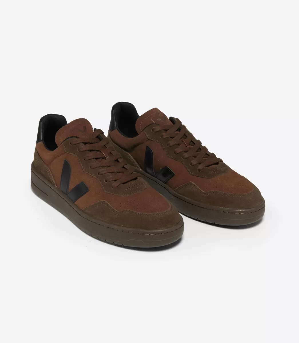 V-90 SUEDE WALNUT BLACK>VEJA Outlet