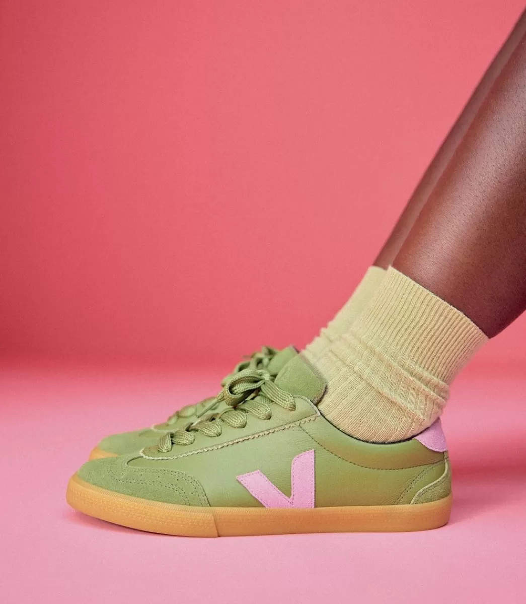 VOLLEY LEATHER X MAKE MY LEMONADE KIWI ORCHID>VEJA Sale